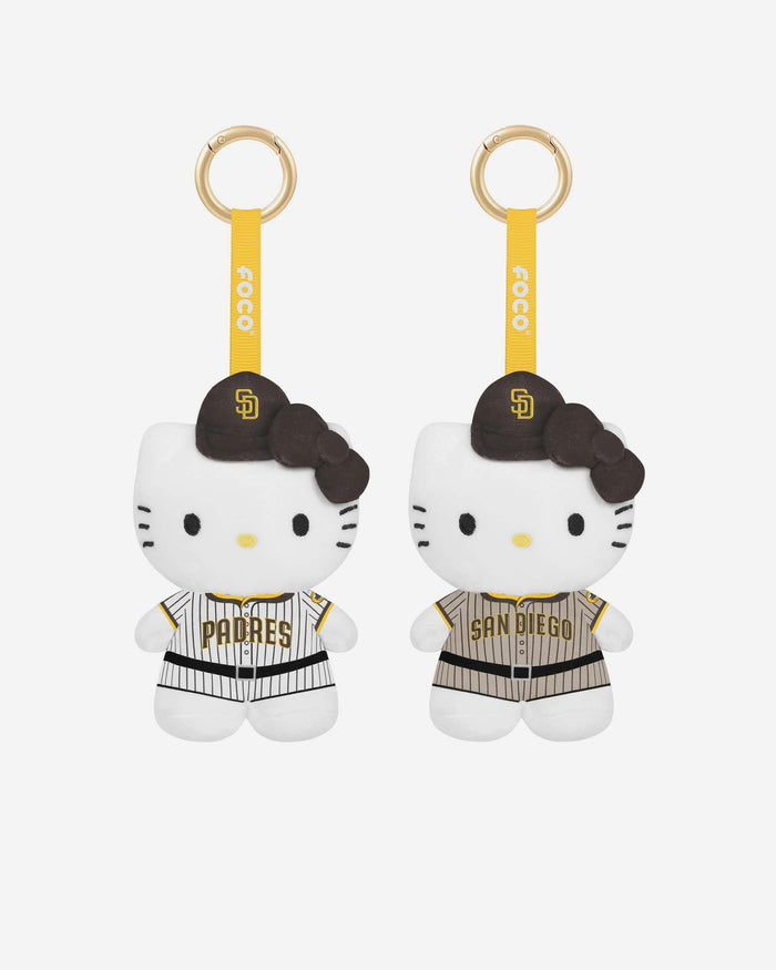 San Diego Padres 2 Pack Mini Plush Hello Kitty® Bag Charm Keychain FOCO - FOCO.com