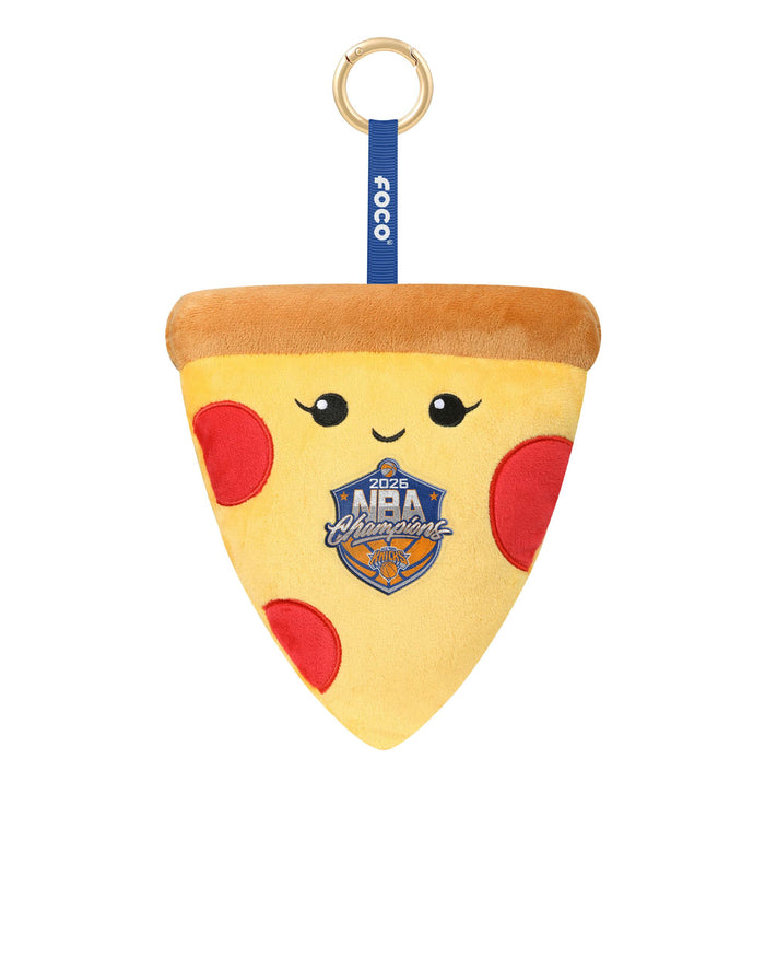 New York Knicks 2026 NBA Champions Pizza Bag Charm Keychain