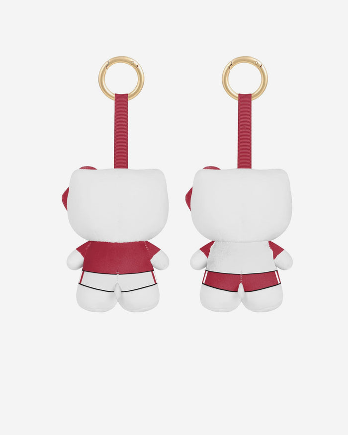 Oklahoma Sooners 2 Pack Mini Plush Hello Kitty® Bag Charm Keychain FOCO - FOCO.com