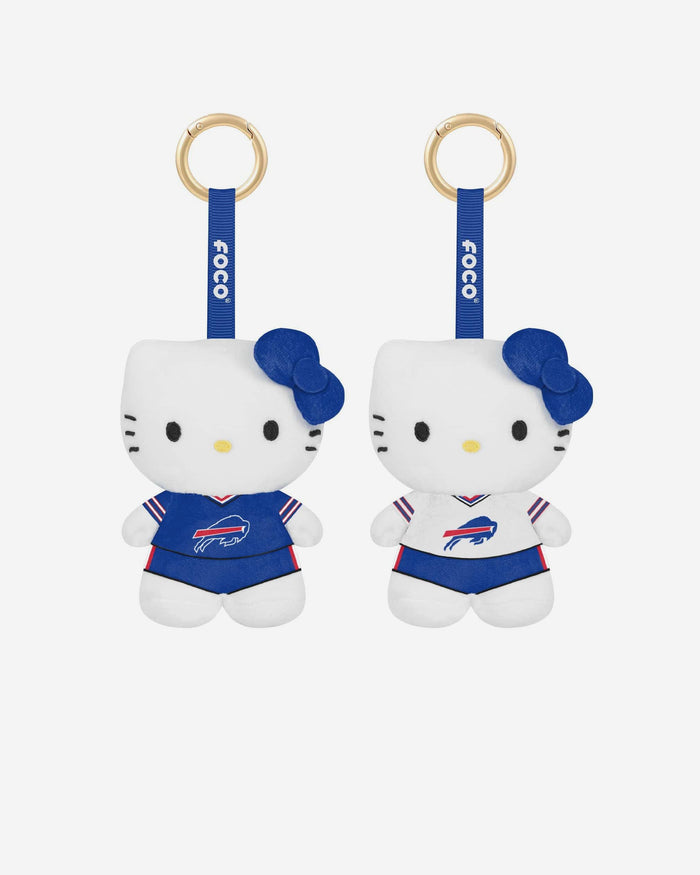 Buffalo Bills 2 Pack Mini Plush Hello Kitty® Bag Charm Keychain FOCO - FOCO.com
