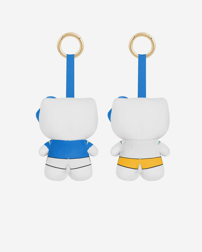 Los Angeles Chargers 2 Pack Mini Plush Hello Kitty® Bag Charm Keychain FOCO - FOCO.com
