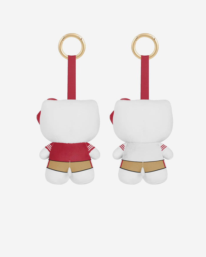 San Francisco 49ers 2 Pack Mini Plush Hello Kitty® Bag Charm Keychain FOCO - FOCO.com
