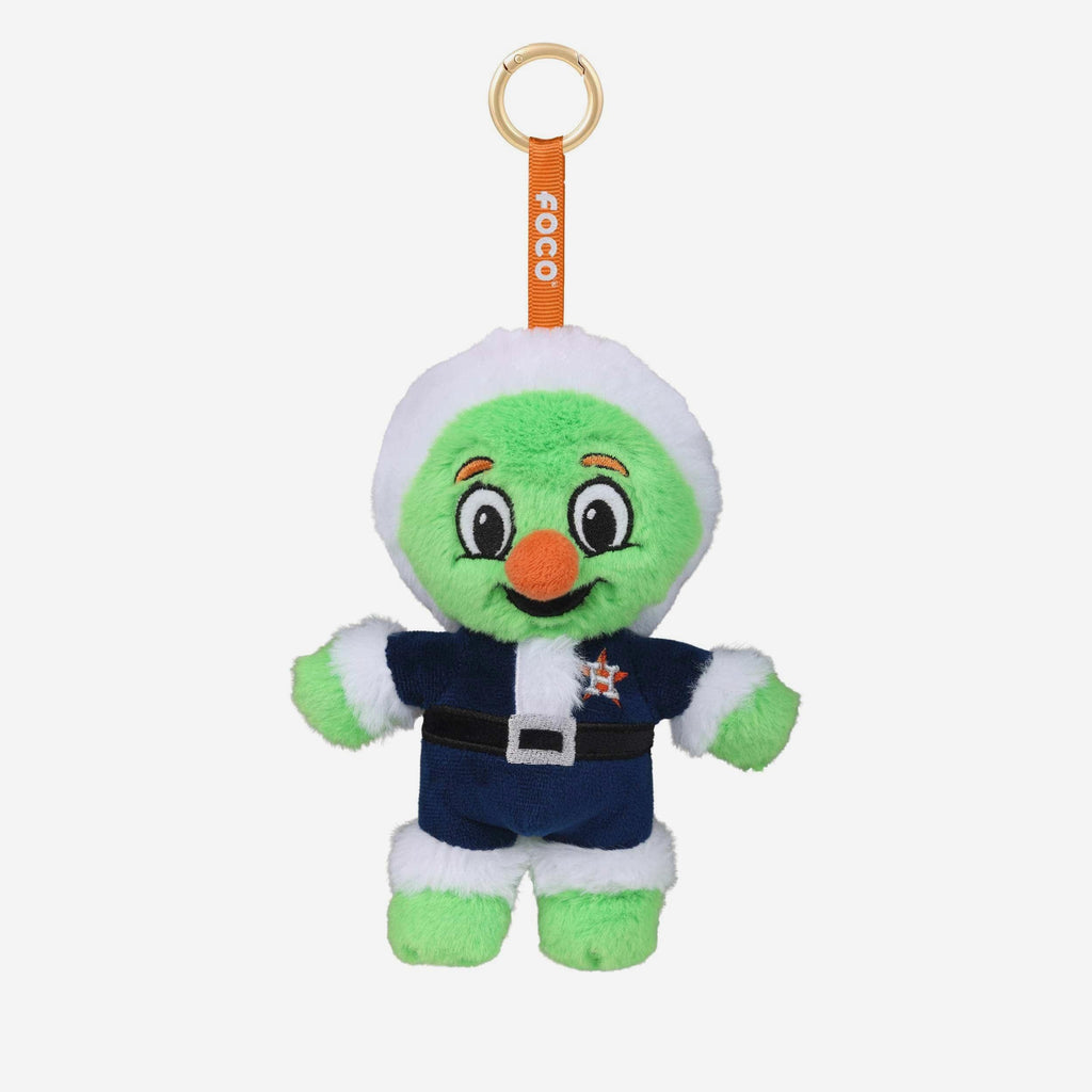 Houston Astros Plush Mascot Santa Bag Charm Keychain