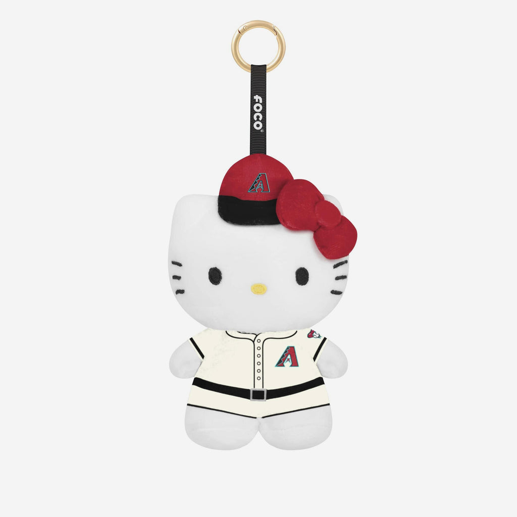 Arizona Diamondbacks Plush Hello Kitty® Bag Charm Keychain FOCO - FOCO.com
