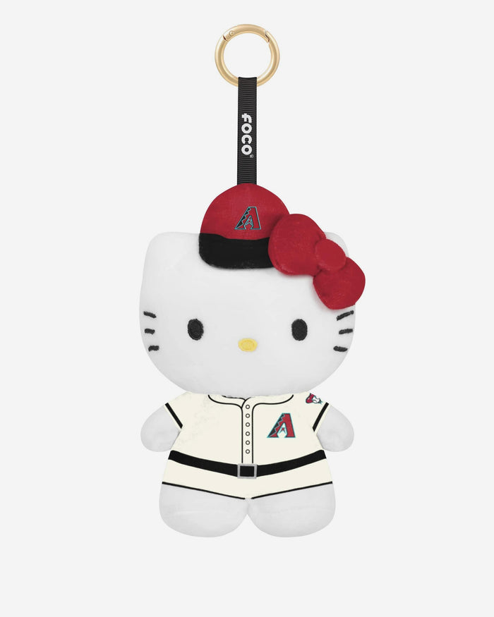 Arizona Diamondbacks Plush Hello Kitty® Bag Charm Keychain FOCO - FOCO.com