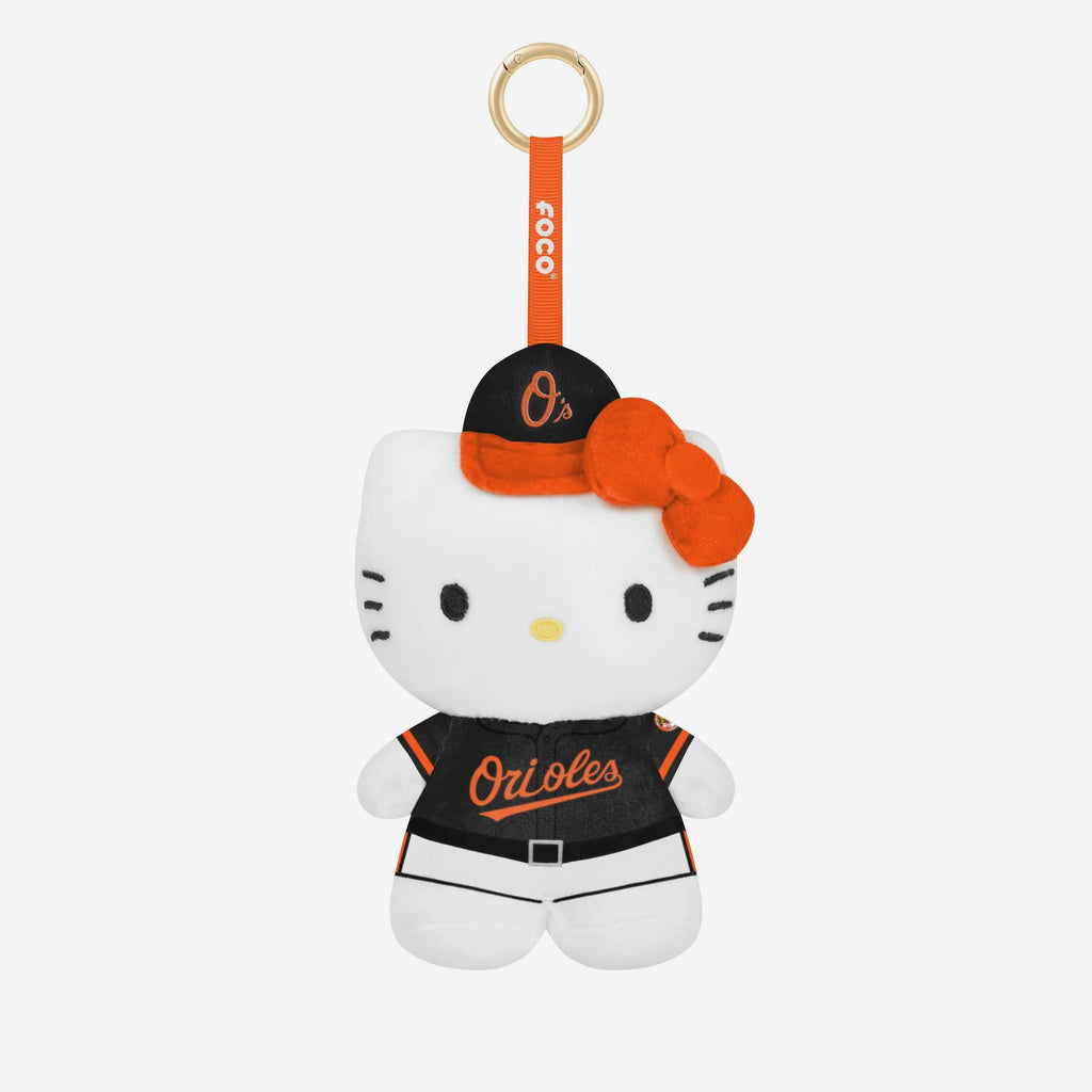 Baltimore Orioles Plush Hello Kitty® Bag Charm Keychain FOCO - FOCO.com