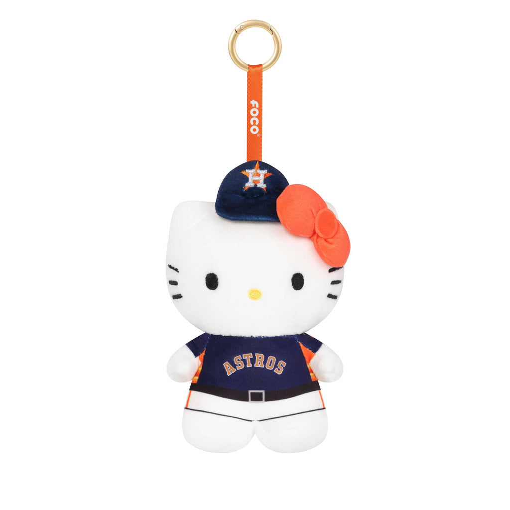 Houston Astros Plush Hello Kitty® Bag Charm Keychain