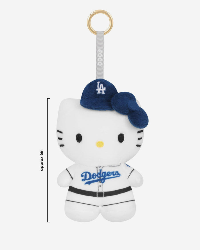 Los Angeles Dodgers Plush Hello Kitty® Bag Charm Keychain