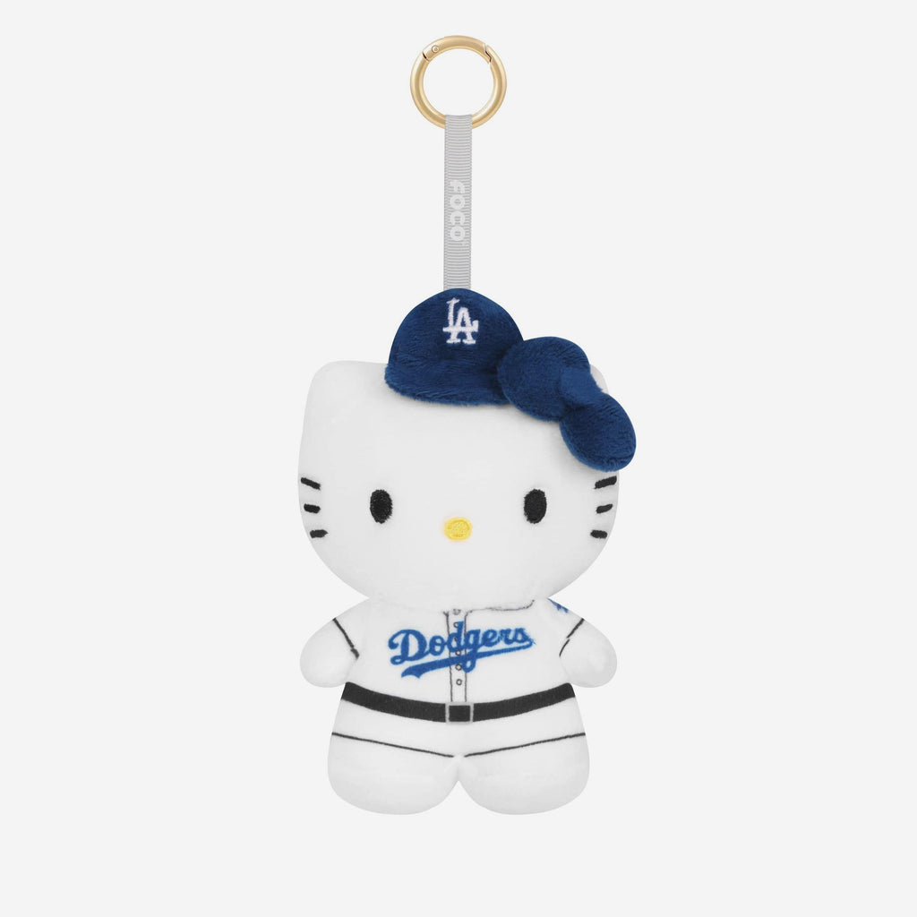 Los Angeles Dodgers Plush Hello Kitty® Bag Charm Keychain FOCO - FOCO.com
