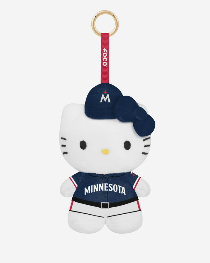 Minnesota Twins Plush Hello Kitty® Bag Charm Keychain FOCO - FOCO.com