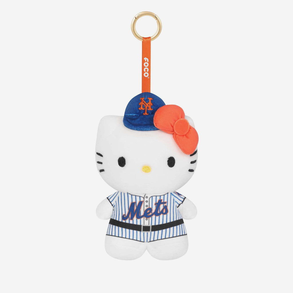 New York Mets Plush Hello Kitty® Bag Charm Keychain FOCO - FOCO.com