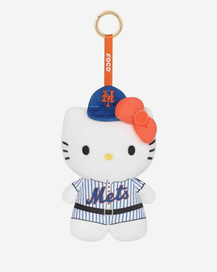 New York Mets Plush Hello Kitty® Bag Charm Keychain FOCO - FOCO.com