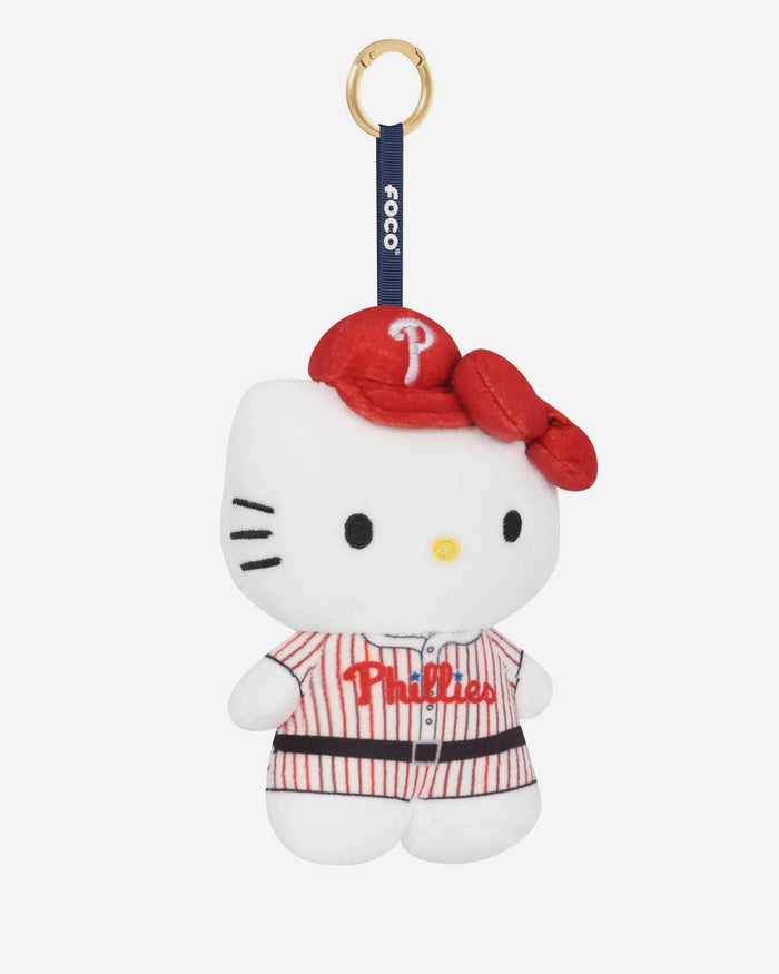 Philadelphia Phillies Plush Hello Kitty® Bag Charm Keychain FOCO - FOCO.com