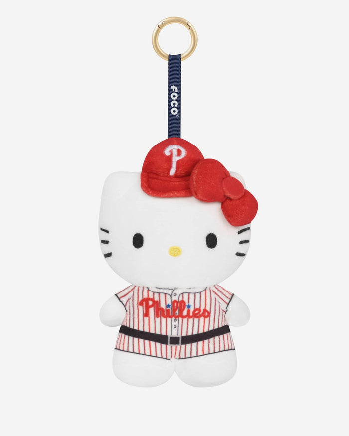 Philadelphia Phillies Plush Hello Kitty® Bag Charm Keychain FOCO - FOCO.com