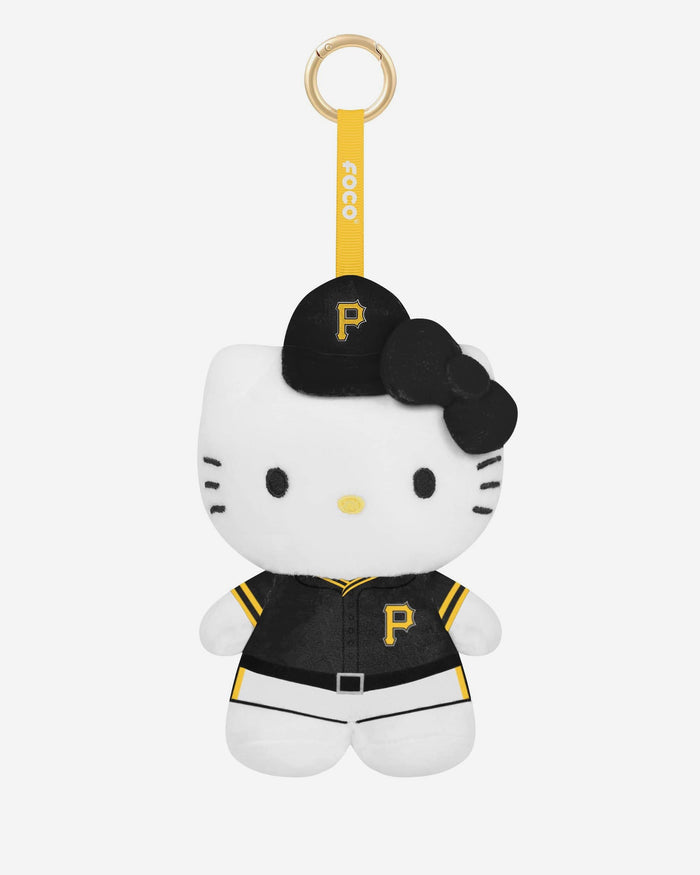 Pittsburgh Pirates Plush Hello Kitty® Bag Charm Keychain FOCO - FOCO.com