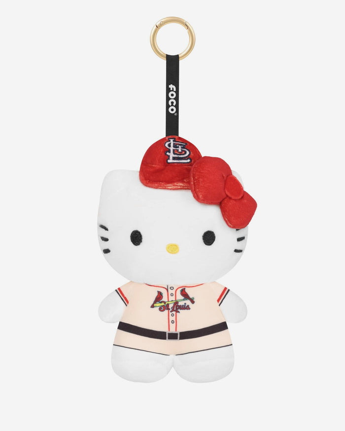 St Louis Cardinals Plush Hello Kitty® Bag Charm Keychain FOCO - FOCO.com