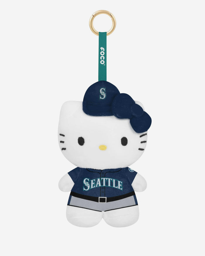Seattle Mariners Plush Hello Kitty® Bag Charm Keychain FOCO - FOCO.com