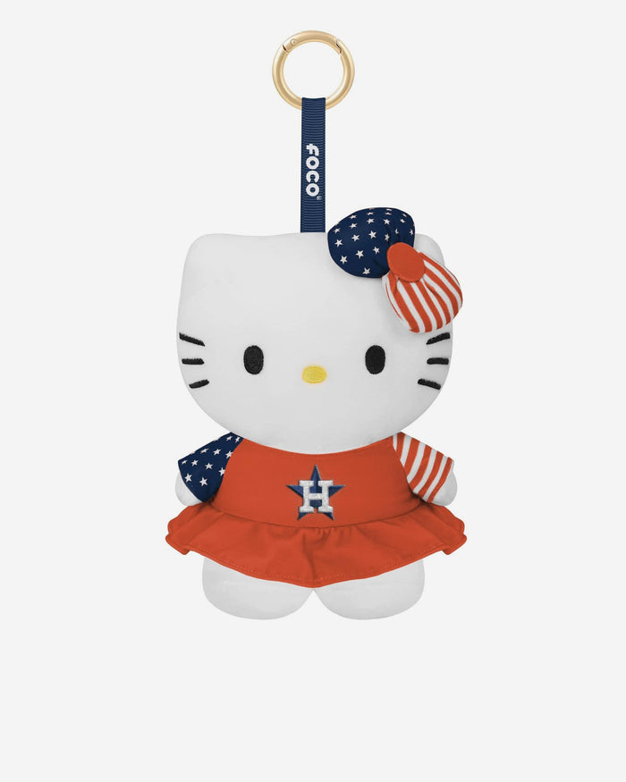 Houston Astros Americana Plush Hello Kitty® Bag Charm Keychain FOCO - FOCO.com