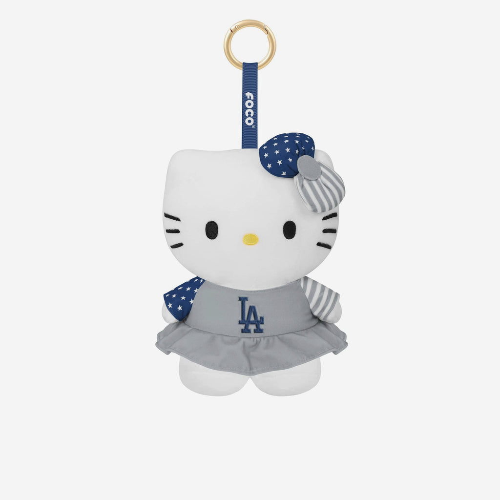 Los Angeles Dodgers Americana Plush Hello Kitty® Bag Charm Keychain FOCO - FOCO.com