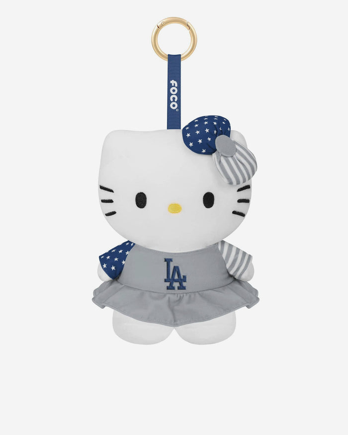 Los Angeles Dodgers Americana Plush Hello Kitty® Bag Charm Keychain FOCO - FOCO.com