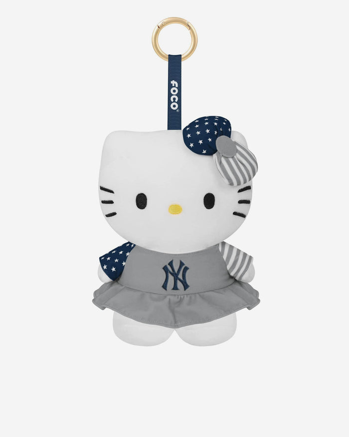 New York Yankees Americana Plush Hello Kitty® Bag Charm Keychain FOCO - FOCO.com