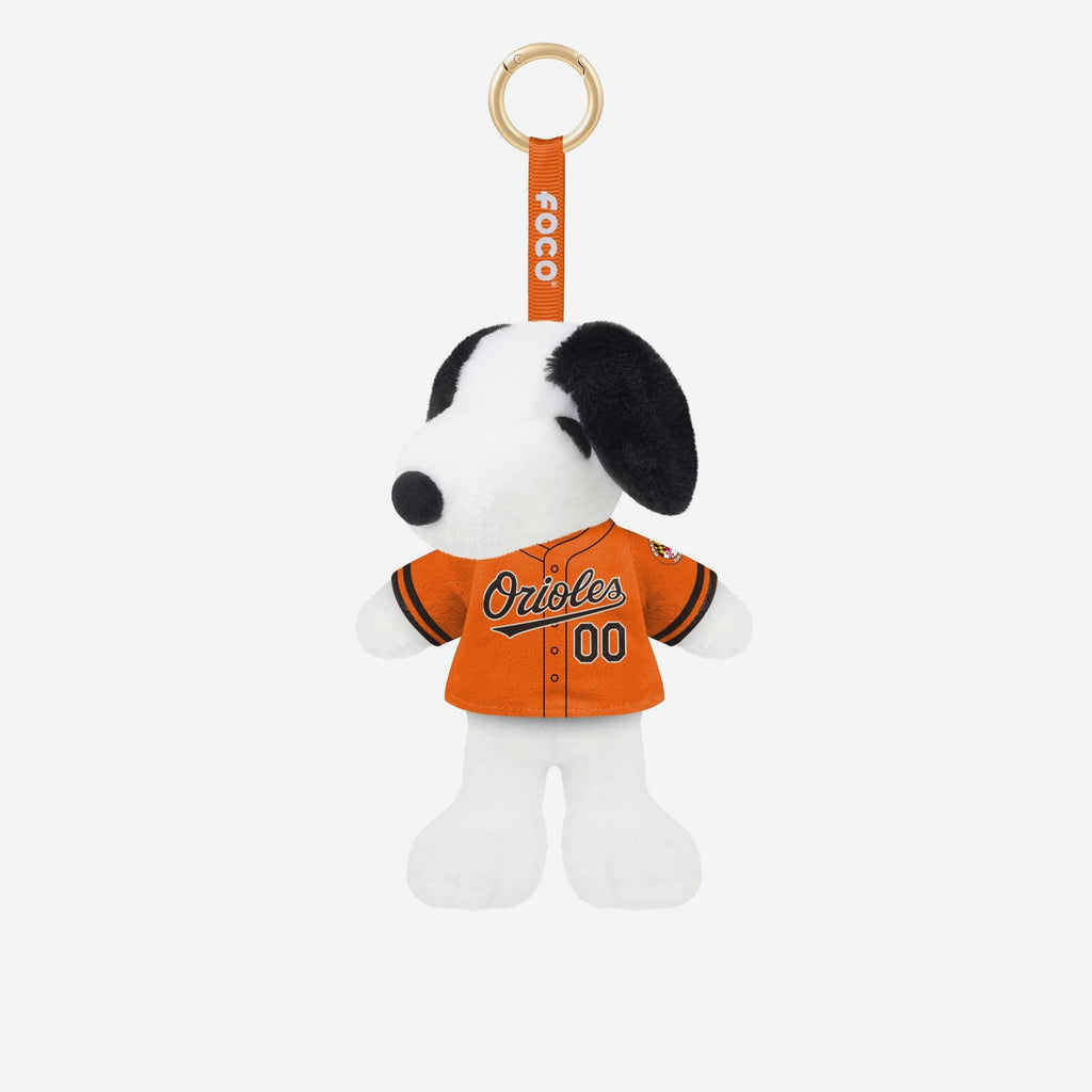 Baltimore Orioles Plush Snoopy Peanuts Bag Charm Keychain