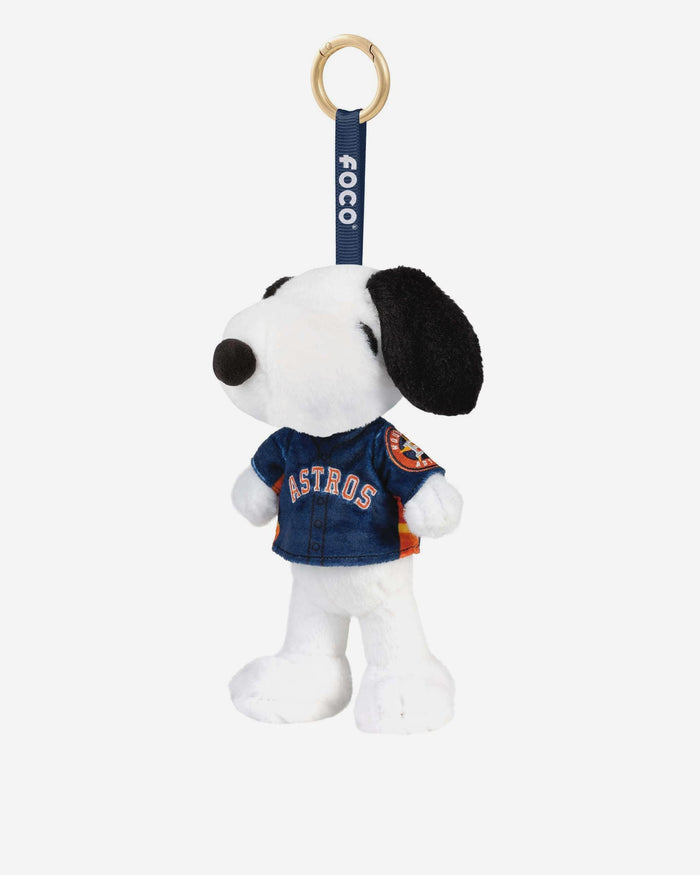Houston Astros Plush Snoopy Peanuts Bag Charm Keychain FOCO - FOCO.com