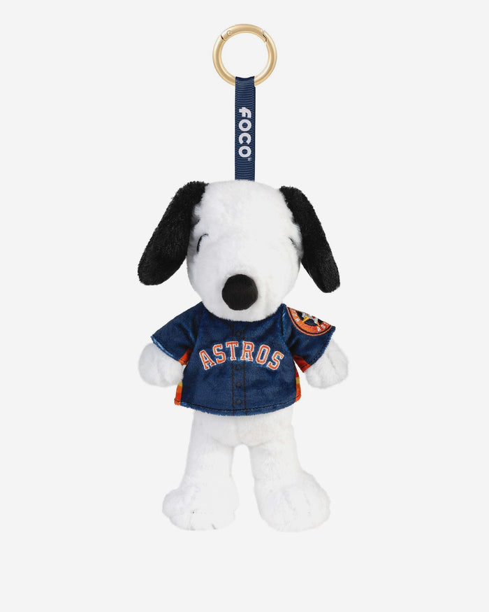 Houston Astros Plush Snoopy Peanuts Bag Charm Keychain FOCO - FOCO.com