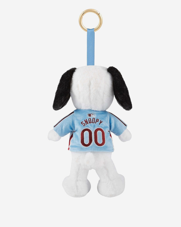 Philadelphia Phillies Plush Snoopy Peanuts Bag Charm Keychain FOCO - FOCO.com