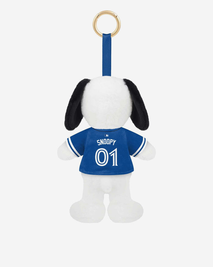Toronto Blue Jays Plush Snoopy Peanuts Bag Charm Keychain FOCO - FOCO.com