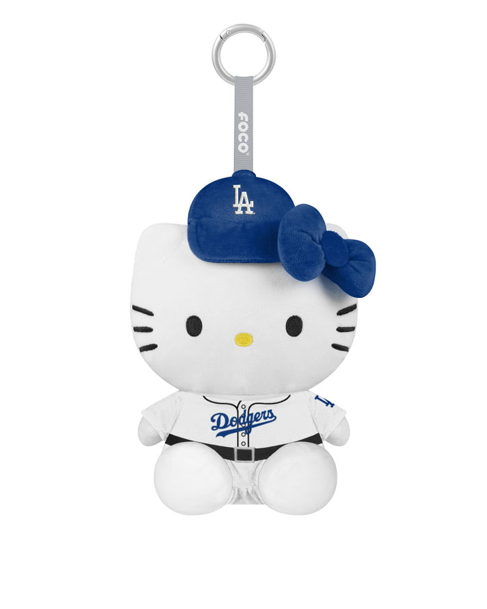 Los Angeles Dodgers Plush Hello Kitty® Seated Bag Charm Keychain