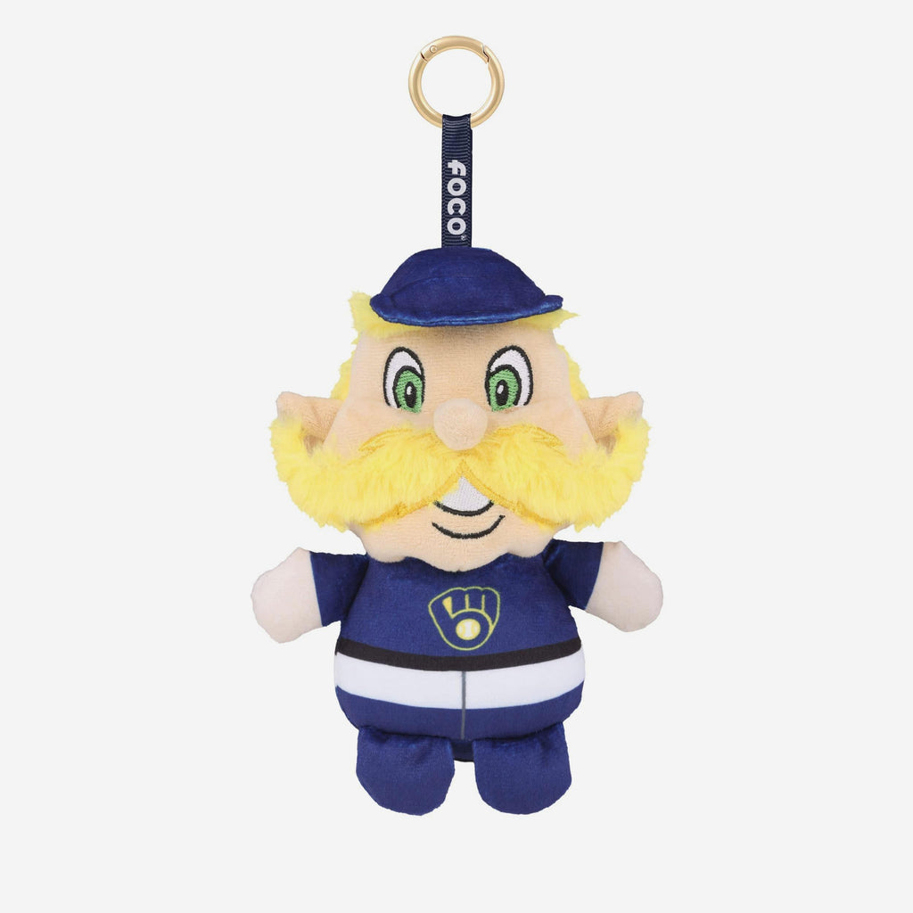 Milwaukee Brewers Plush Teamie Beanie Mascot Bag Charm Keychain FOCO - FOCO.com