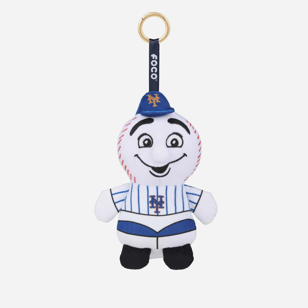 New York Mets Plush Teamie Beanie Mascot Bag Charm Keychain FOCO - FOCO.com
