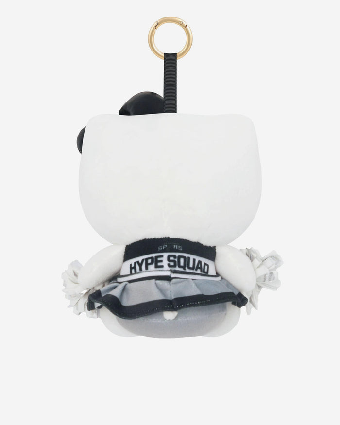San Antonio Spurs Plush Hello Kitty® Cheerleader Bag Charm Keychain FOCO - FOCO.com