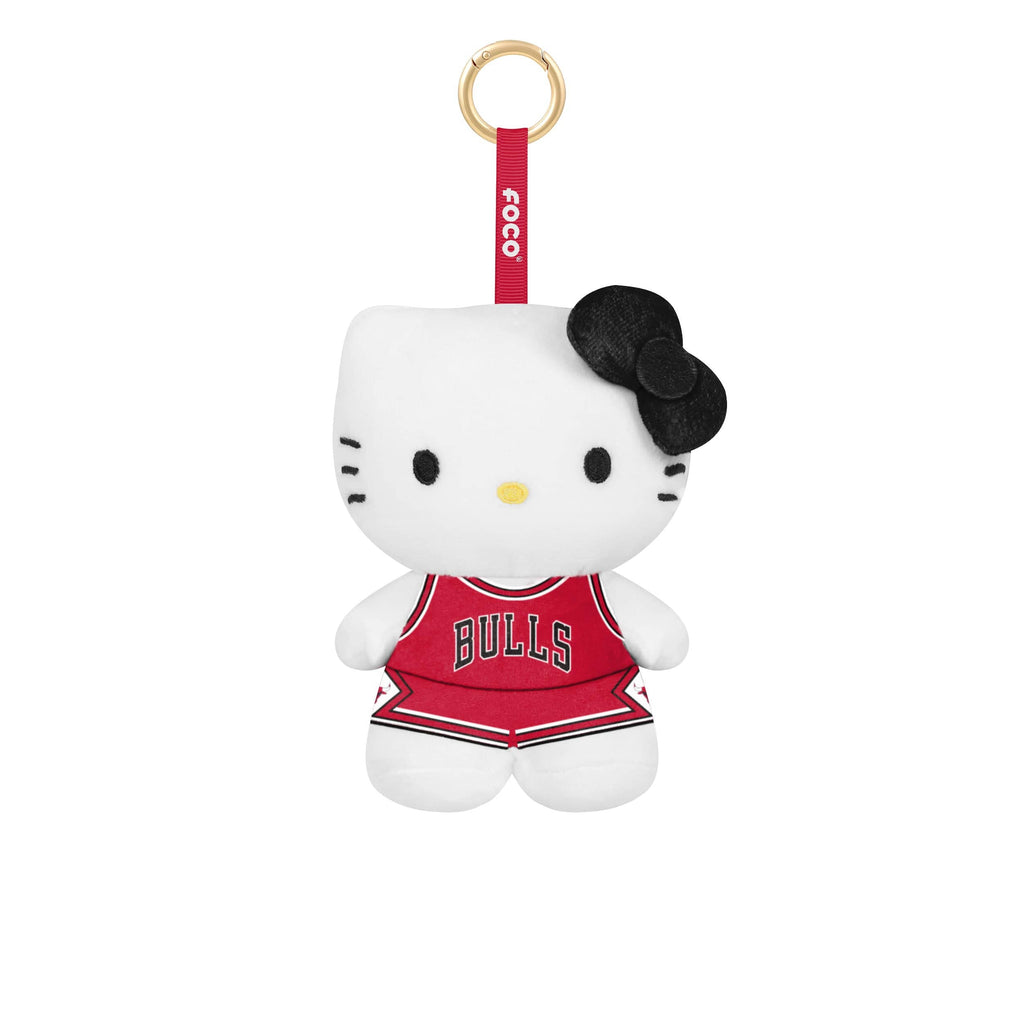 Chicago Bulls Plush Hello Kitty® Bag Charm Keychain FOCO - FOCO.com