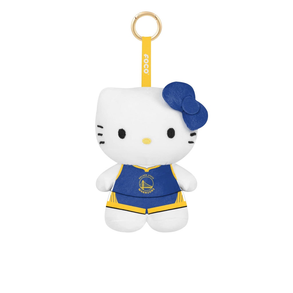 Golden State Warriors Plush Hello Kitty® Bag Charm Keychain FOCO - FOCO.com