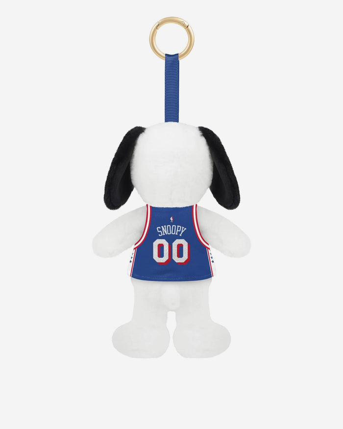 Philadelphia 76ers Plush Snoopy Peanuts Bag Charm Keychain FOCO - FOCO.com