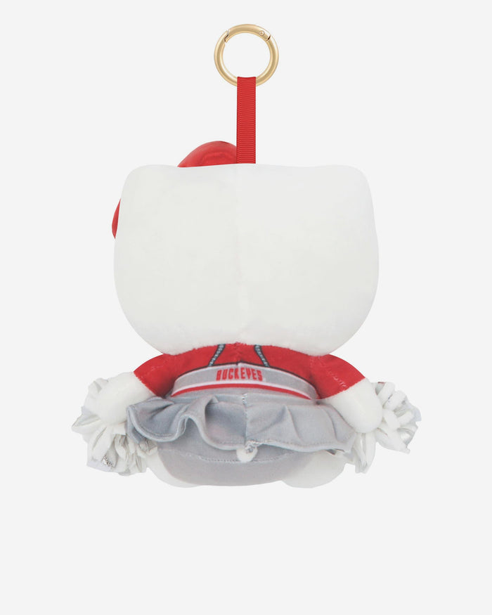Ohio State Buckeyes Plush Hello Kitty® Cheerleader Bag Charm Keychain FOCO - FOCO.com