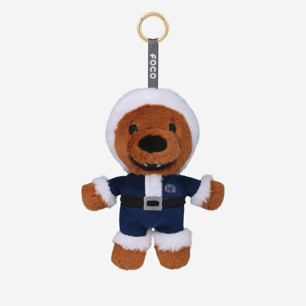 Penn State Nittany Lions Plush Mascot Santa Bag Charm Keychain FOCO - FOCO.com