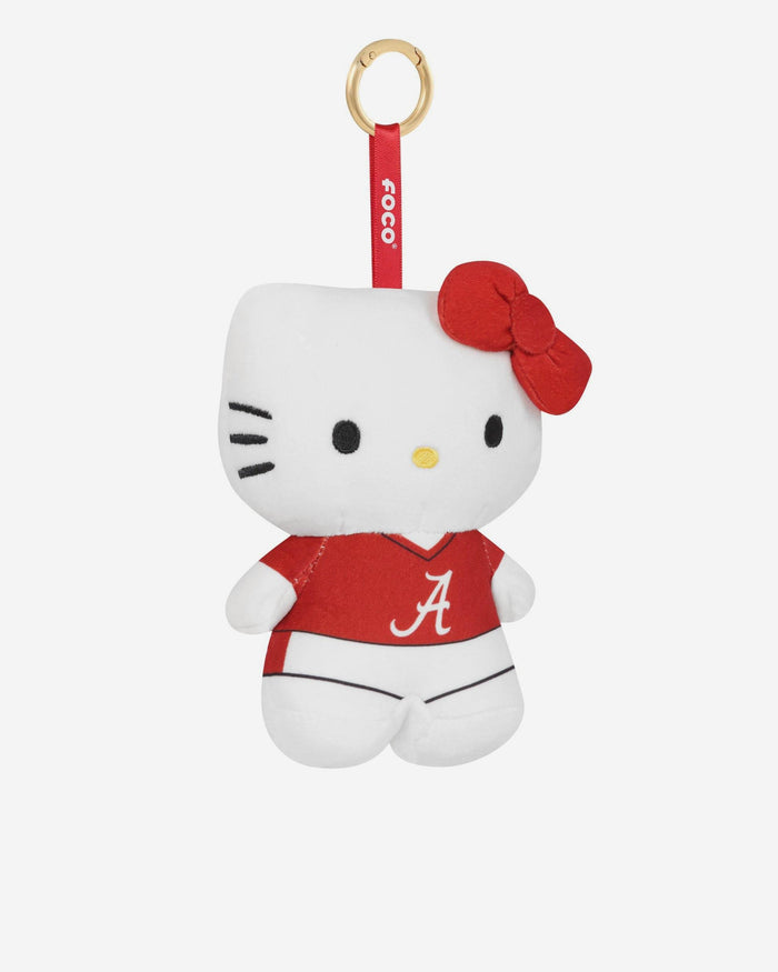 Alabama Crimson Tide Plush Hello Kitty® Bag Charm Keychain FOCO - FOCO.com