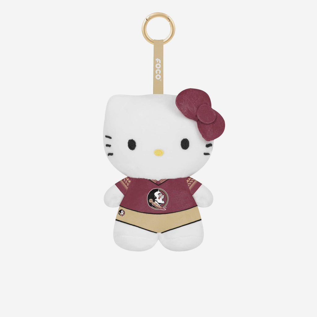 Florida State Seminoles Plush Hello Kitty® Bag Charm Keychain FOCO - FOCO.com