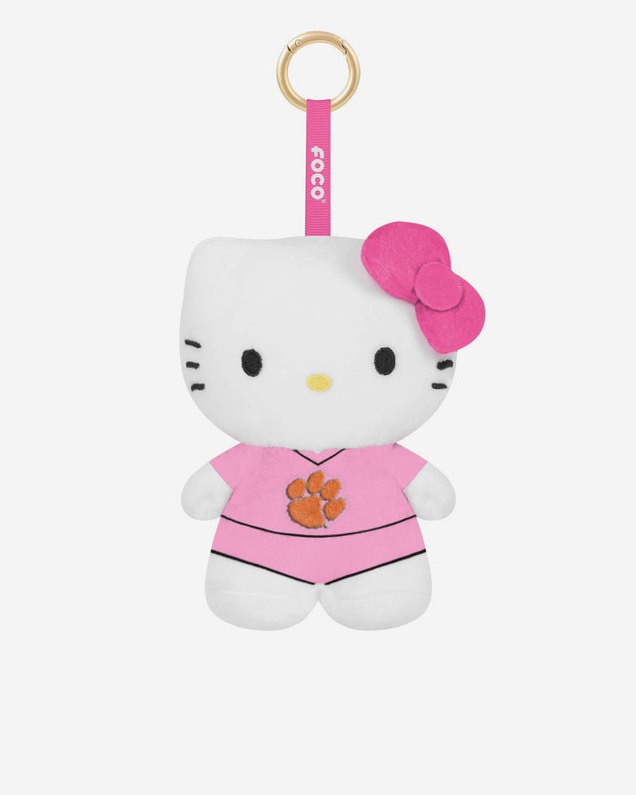 Clemson Tigers Plush Hello Kitty® Pink Bag Charm Keychain FOCO - FOCO.com