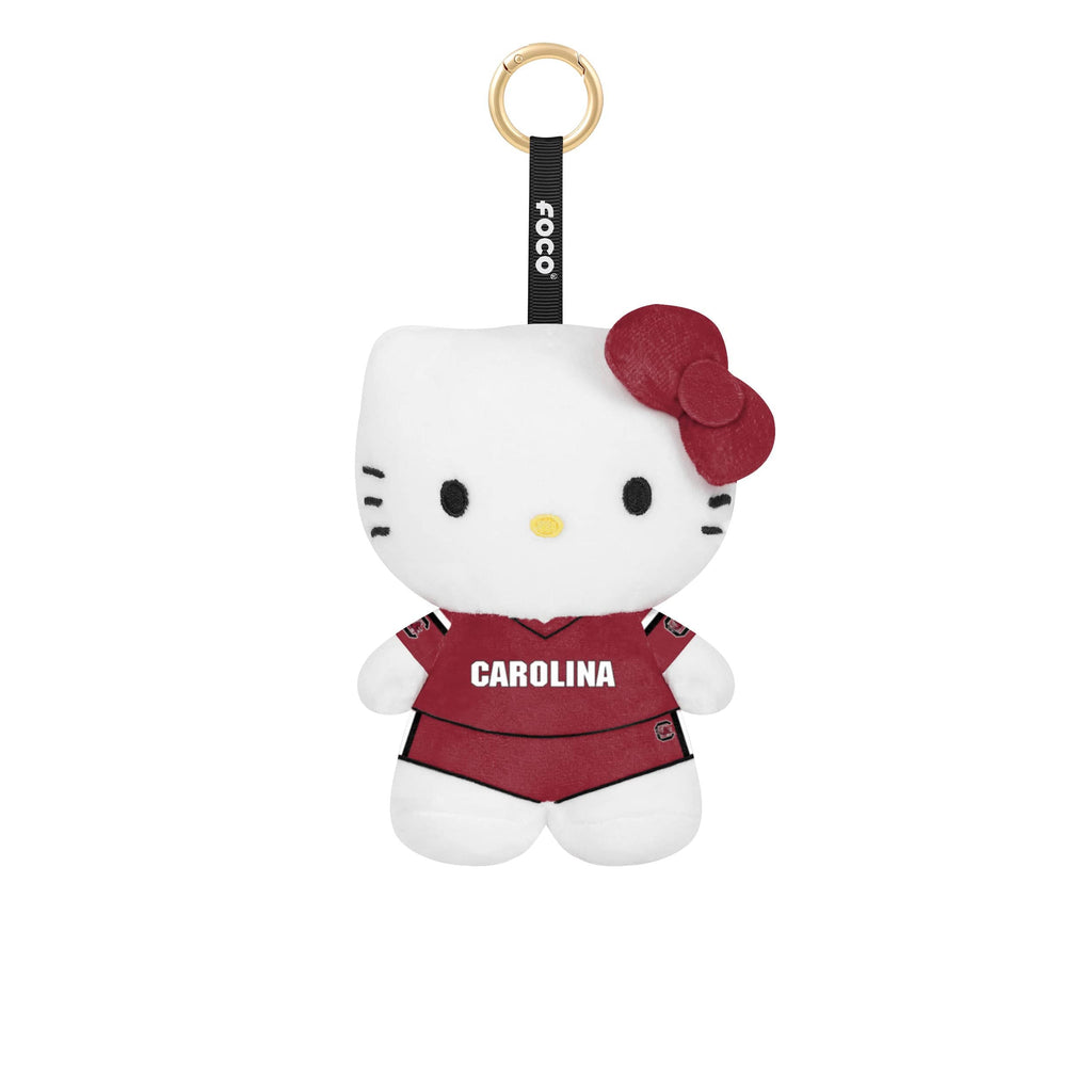 South Carolina Gamecocks Plush Hello Kitty® Bag Charm Keychain