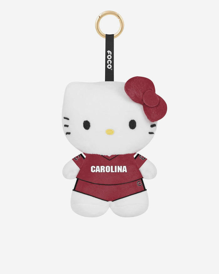 South Carolina Gamecocks Plush Hello Kitty® Bag Charm Keychain