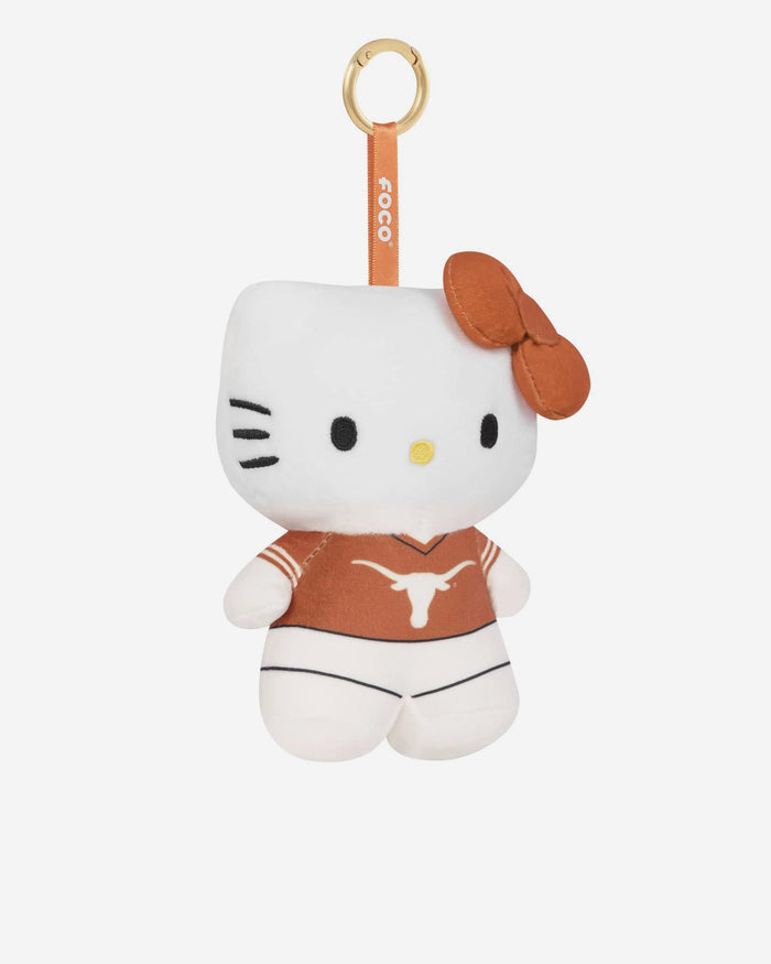 Texas Longhorns Plush Hello Kitty® Bag Charm Keychain FOCO - FOCO.com