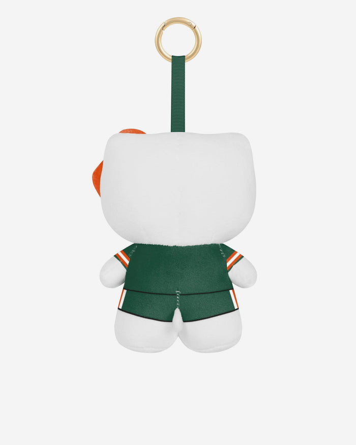 Miami Hurricanes Plush Hello Kitty® Bag Charm Keychain