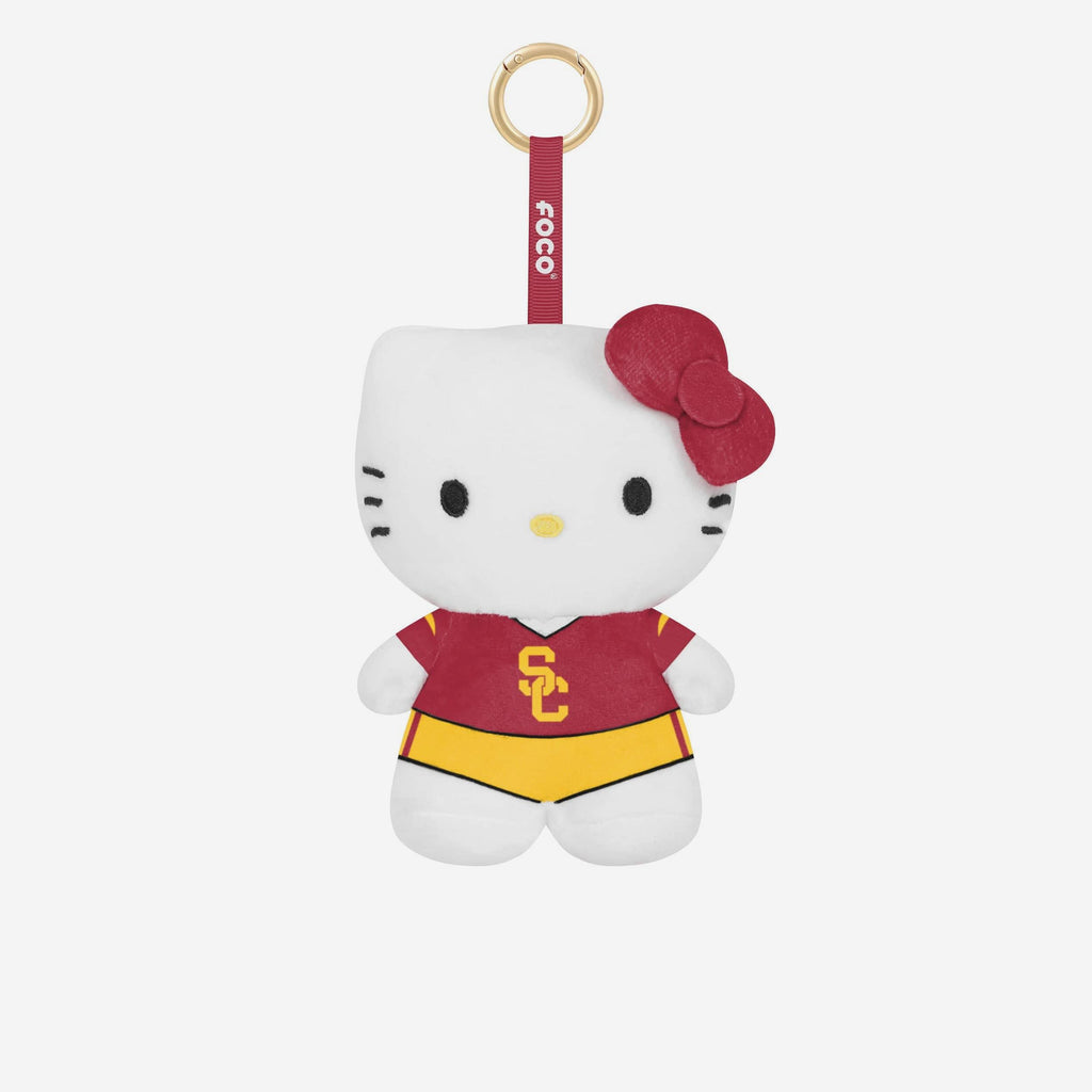 USC Trojans Plush Hello Kitty® Bag Charm Keychain FOCO - FOCO.com