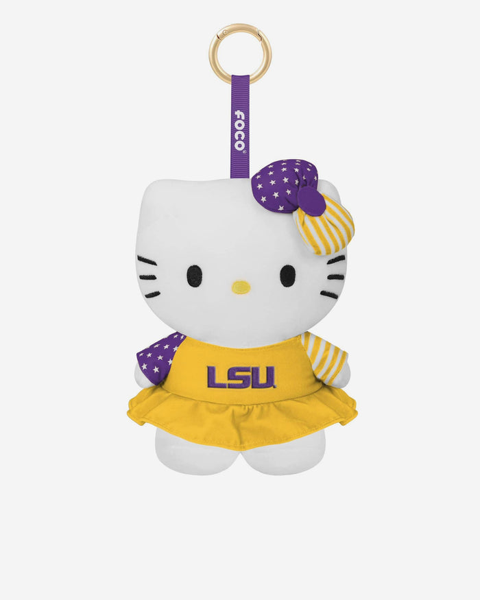 LSU Tigers Americana Plush Hello Kitty® Bag Charm Keychain FOCO - FOCO.com