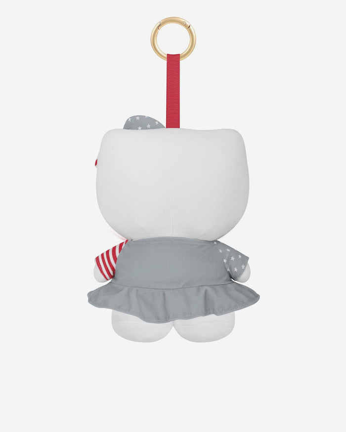 Ohio State Buckeyes Americana Plush Hello Kitty® Bag Charm Keychain FOCO - FOCO.com