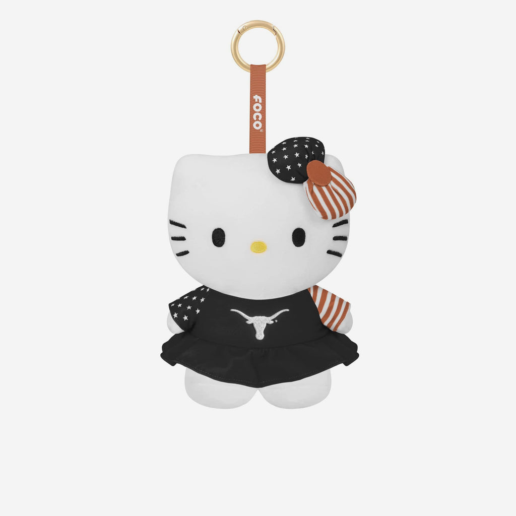 Texas Longhorns Americana Plush Hello Kitty® Bag Charm Keychain FOCO - FOCO.com